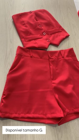 Conjunto Alfaiataria 
TAM. G
Cores disponíveis:
vermelho