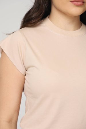 T-shirt Muscle 
Bege Frappé 
Tam. P