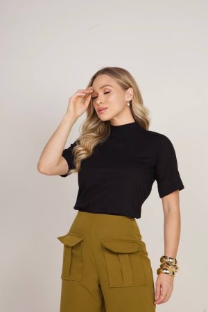 T-shirt Gola Alta 
Preto 
Tam. P