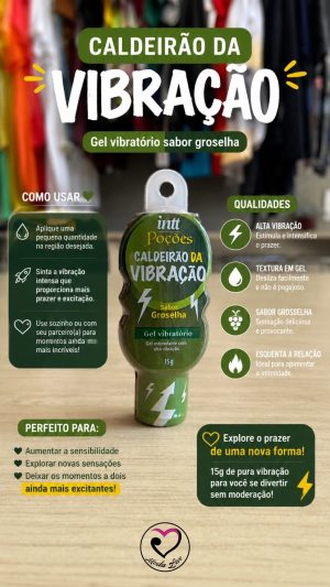 Gel Vibratório Groselha