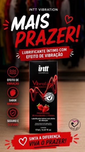 Lubrificante Íntimo c/ efeito de vibração
Morango